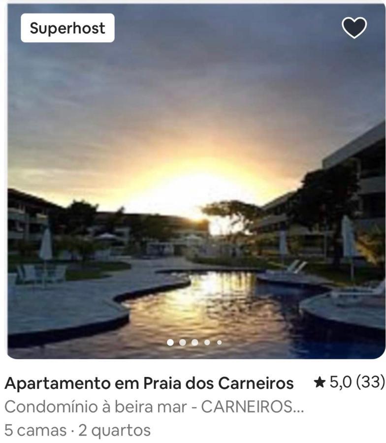 Flat Praia Dos Carneiros - Condominio Na Beira-Mar - Tamandaré 外观 照片